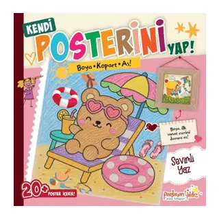 Kendi Posterini Yap! Boya Kopart As! Sevimli Yaz