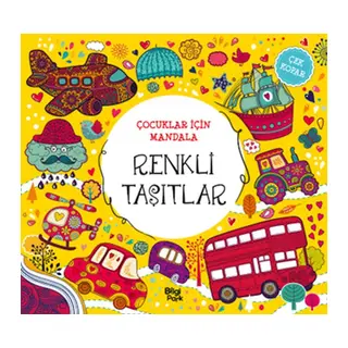 Çuklar İçin Mandala - Renkli Taşıtlar