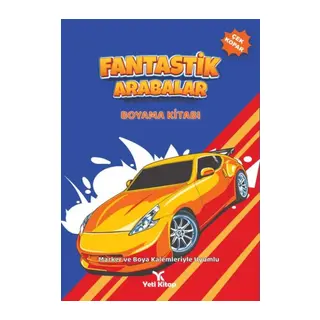 Fantastik Arabalar Boyama Kitabı