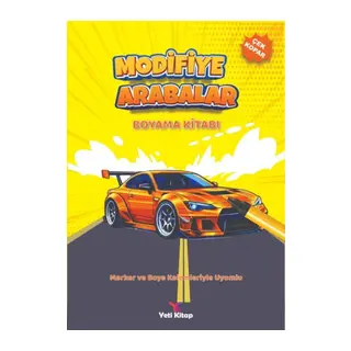Modifiye Arabalar Boyama Kitabı