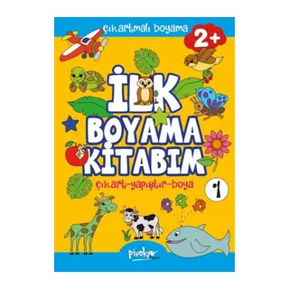 Çıkartmalı İlk Boyama Kitabım 2+ Yaş-1