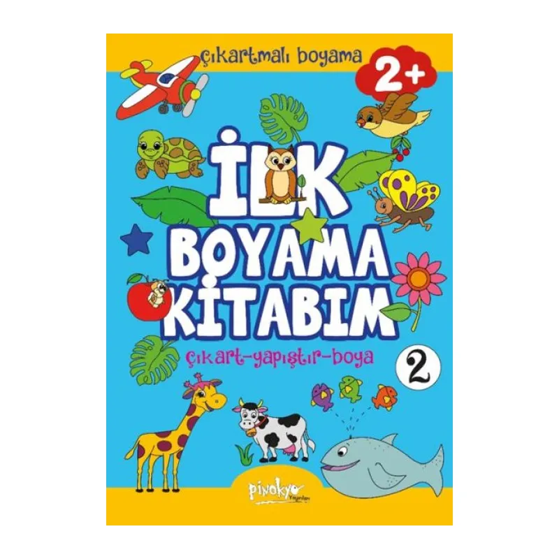 Çıkartmalı İlk Boyama Kitabım 2+ Yaş-2