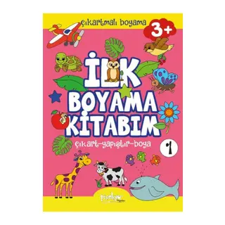Çıkartmalı İlk Boyama Kitabım 3+ Yaş-1