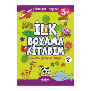 Çıkartmalı İlk Boyama Kitabım 3+ Yaş-2