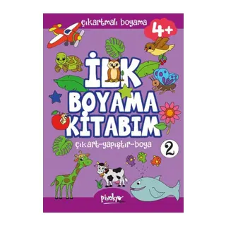 Çıkartmalı İlk Boyama Kitabım 4+ Yaş-2
