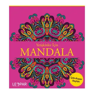 Yetişkinler İçin Mandala - Pembe