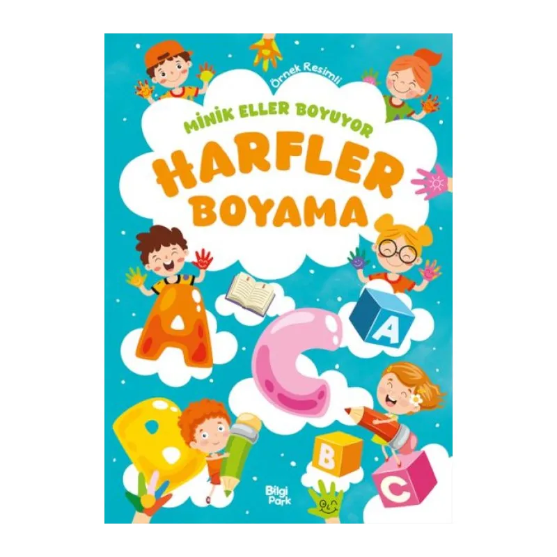 Minik Eller Boyuyor – Harfler Boyama Kitabı (Örnek li)