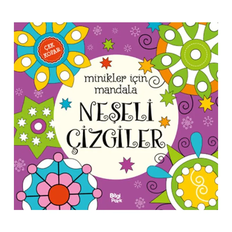 Minikler İçin Mandala - Neşeli Çizgiler