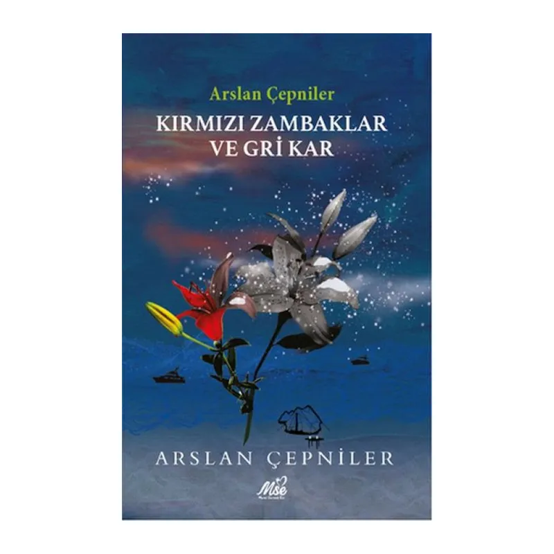 Kırmızı Zambaklar Ve Gri Kar