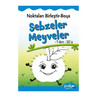 Noktaları Birleştir-Boya Sebzeler-Meyveler-1’den 30’a