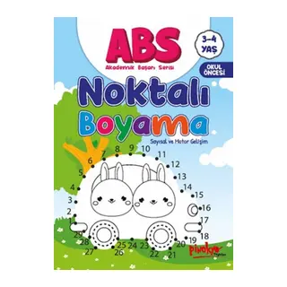 ABS 3-4 Yaş Noktalı Boyama