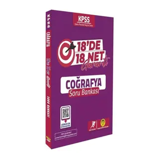 Tasarı Yayınları KPSS Coğrafya 18 de 18 Net Garanti Soru ası
