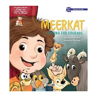 Meerkat Looking For Courage Creative Drama Finger and Hand Puppets Pop-up Staged
