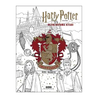 Harry Potter Filmlerinden Resmi Boyama Kitabı – Gryffindor Özel Baskısı