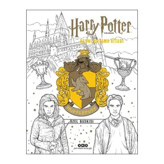 Harry Potter Filmlerinden Resmi Boyama Kitabı – Hufflepuff Özel Baskısı