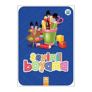 Sevimli Boyama - Lacivert