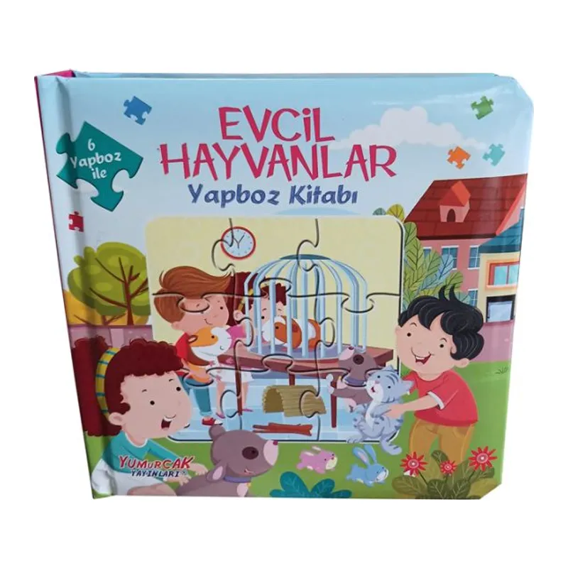 Evcil Hayvanlar - Yapboz Kitabı