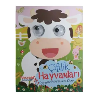 Oynayan Gözlü Boyama Kitabı – Çiftlik Hayvanları