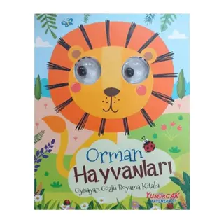 Oynayan Gözlü Boyama Kitabı – Orman Hayvanları