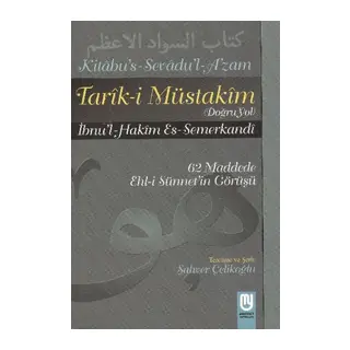 Tarık-i Müstakim Doğru Yol - Sevad-ı A'zam Tercümesi