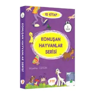 Konuşan Hayvanlar Serisi 1. Sınıf Renkli Heceli 10
