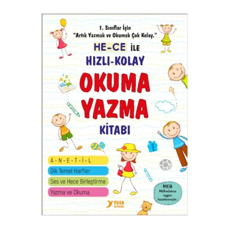 Hece ile Hızlı Kolay Okuma Yazma Kitabı