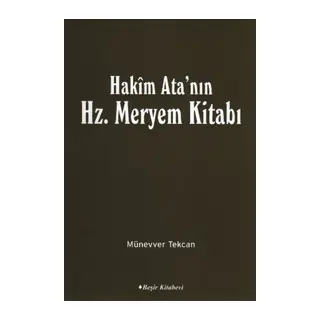 Hakim Ata'nın Hz. Meryem Kitabı