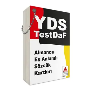 Delta Kültür Almanca Eşanlamlı Sözcük Kartları / YDS TestDaF