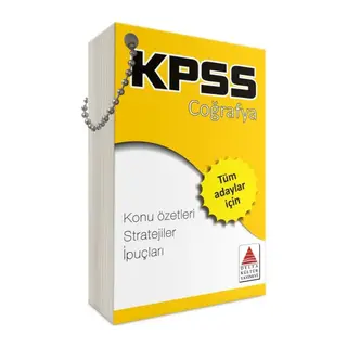 Delta Kültür KPSS Coğrafya Strateji Kartları