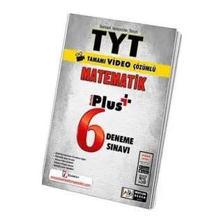 Tasarı TYT Matematik 6 Plus Video Çözümlü Deneme