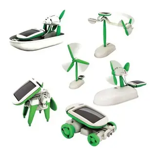 Güneş Enerjili Robot Oluşturma Seti Solar Kit (6 in 1)