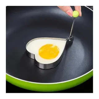 Metal Kalp Omlet Krep Kalıbı
