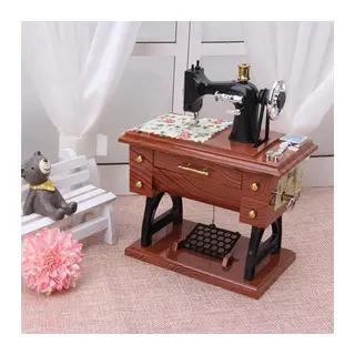 Dikiş Makinesi Görünümlü Müzik Kutusu
