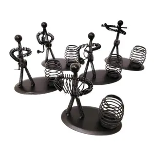 Dekoratif Metal Adam Müzisyen Kalemlik