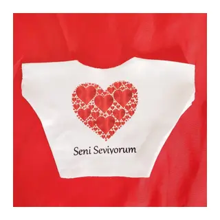 Seni Seviyorum Baskılı Tişört