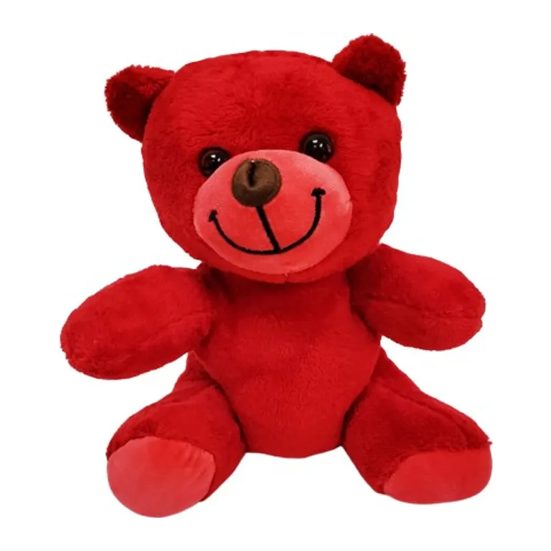 Sevimli Kırmızı Oyuncak Peluş Ayıcık