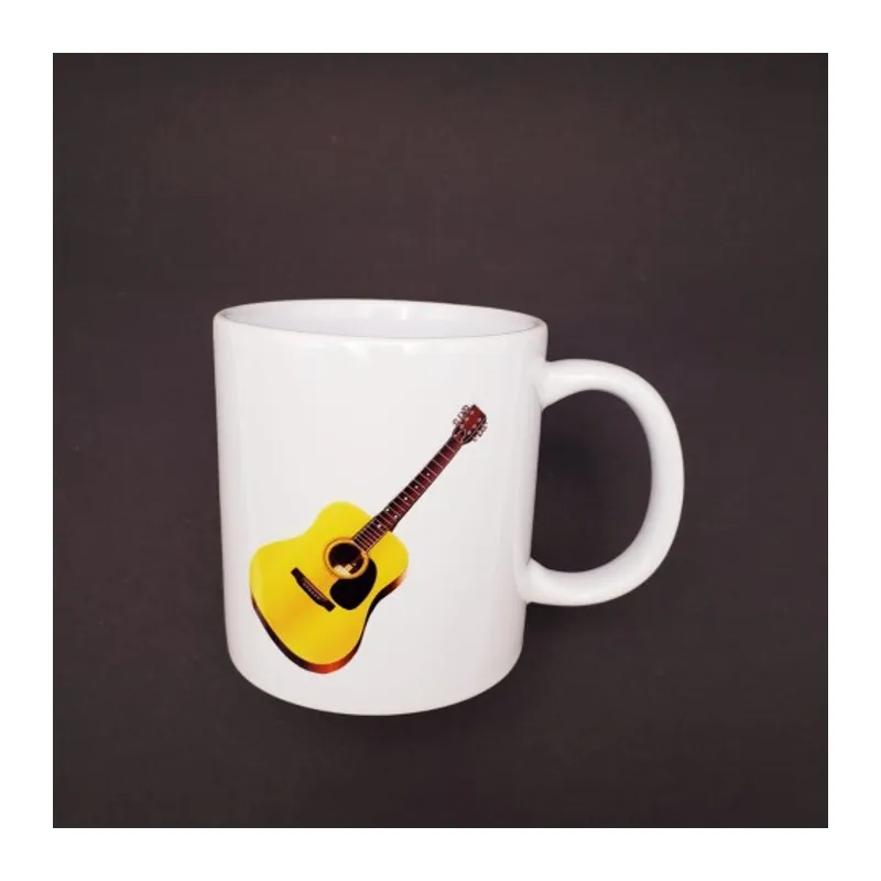 Gitar Tasarımlı Seramik Kupa