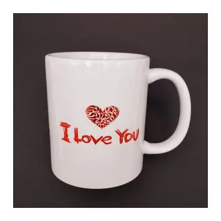 I Love You Baskılı Bardak