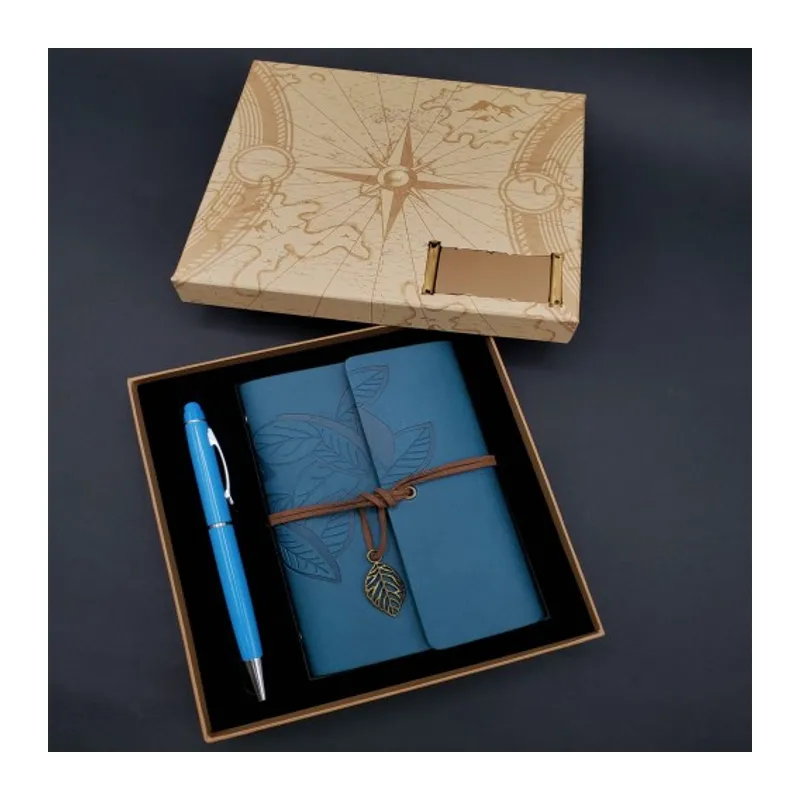 Defter Kalem Mavi Set