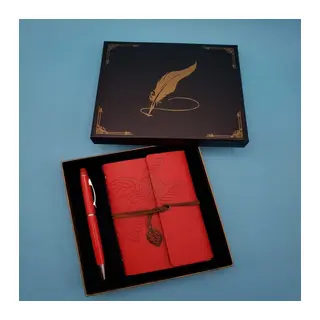 Defter Kalem Kırmızı Renk