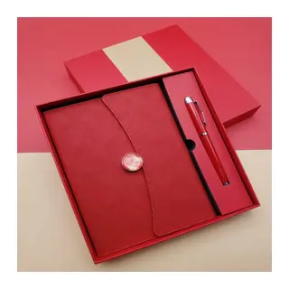 Çizgili Defter Ve Metal Kalem Seti
