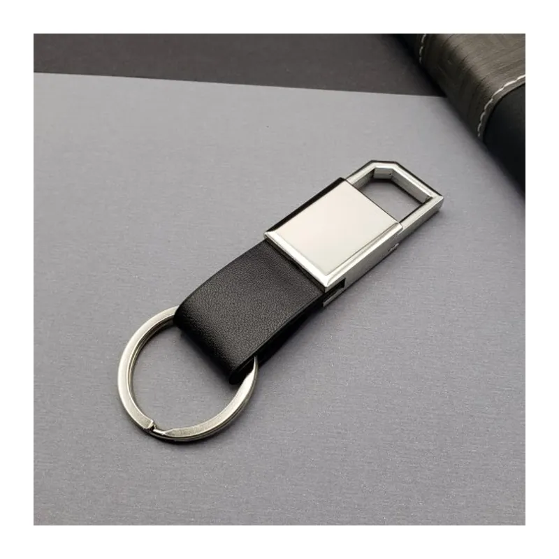 Siyah Gümüş Metal Anahtarlık