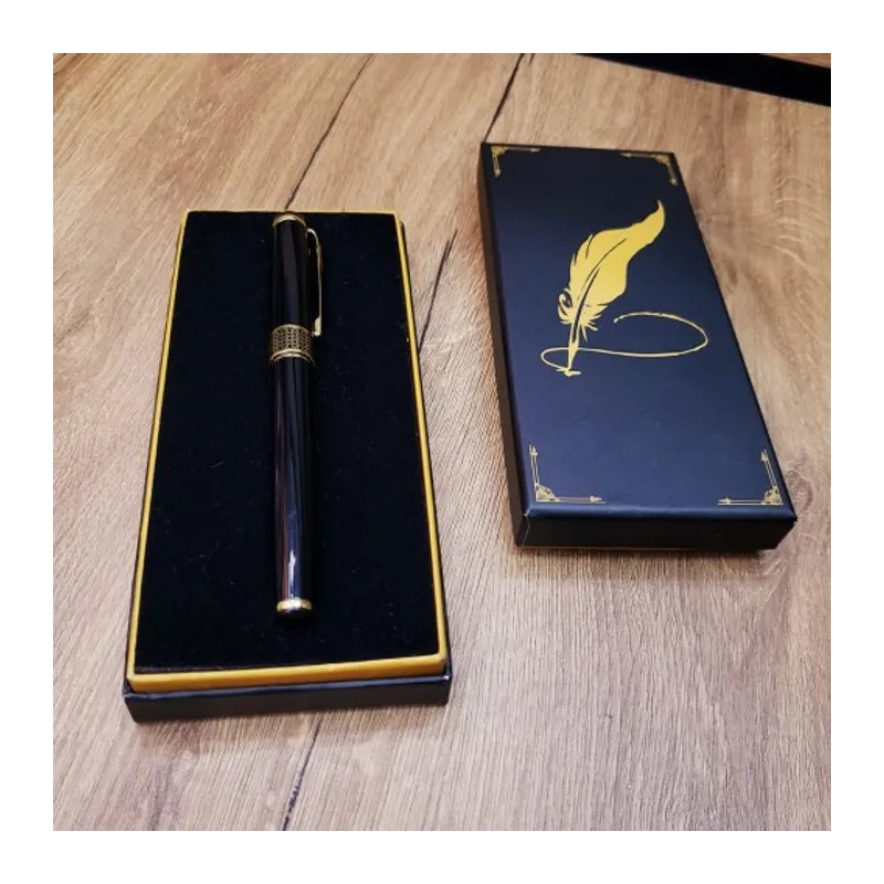 Siyah Desenli Metal Kalem