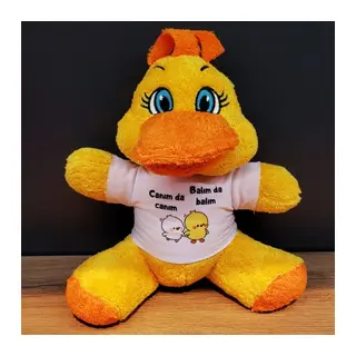 Sevimli Canım Da Canım Balım Da Balım Tasarımlı Peluş Civciv Oyuncak