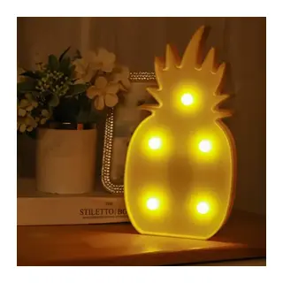 Led Işıklı Ananas Gece Lambası