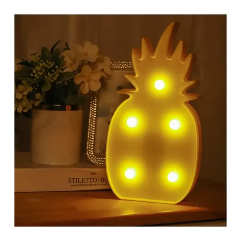 Led Işıklı Ananas Gece Lambası