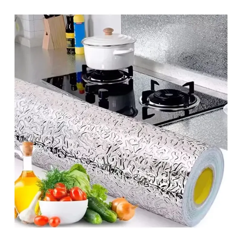 Yapışkanlı Mutfak Folyo Gümüş 40 cm x 10 m
