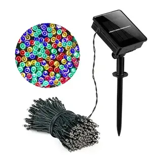 11m 100 LED Solar RGB Işık