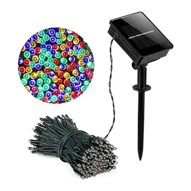 11m 100 LED Solar RGB Işık