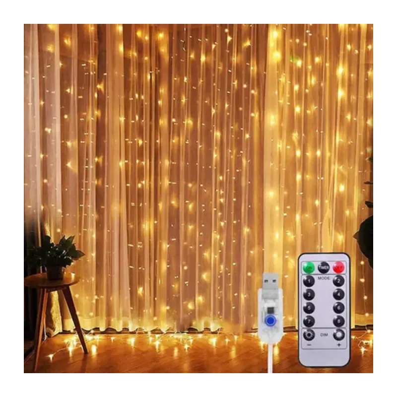 Peri Perde Led 3*3m 300 Led Gün Işığı
